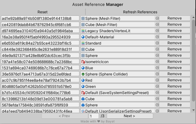 Asset Reference Resolver Window